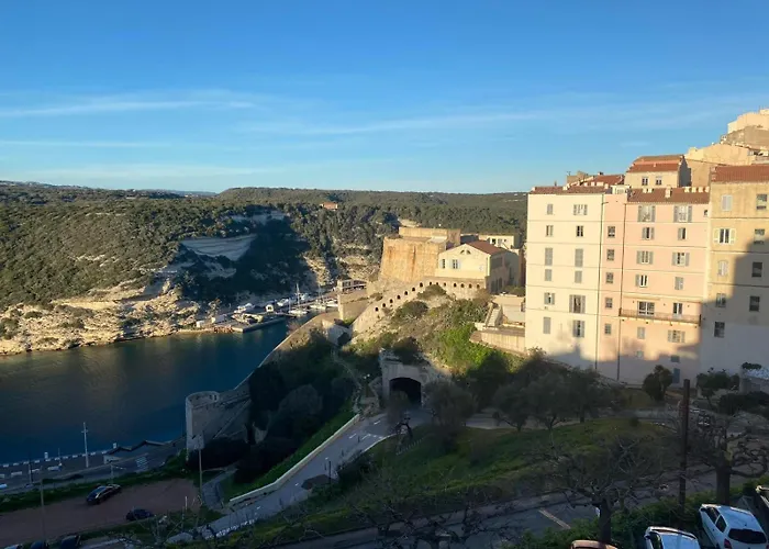1 Avec Vue Sur Le Port Bonifacio (Corsica)